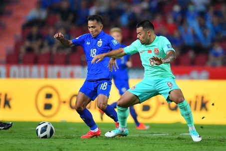 Video bóng đá Thái Lan - Trung Quốc: Rượt đuổi 3 bàn, quy luật nghiệt ngã (Vòng loại World Cup)