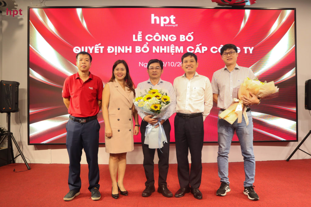 Anh Phạm Minh Cường giữ chức vụ Phó Tổng Giám đốc kiêm Giám đốc Trung tâm Dịch vụ khách hàng (HSC) Anh Nguyễn Thành Nam giữ chức vụ Phó Tổng Giám đốc kiêm Giám đốc Trung tâm ATTT (HSE