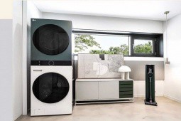 Tháp giặt sấy LG WashTower tự động điều chỉnh theo loại vải