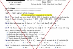 Giáo dục - du học - Cảnh báo giả mạo Bộ GD-ĐT công bố đề minh họa thi tốt nghiệp THPT 2025