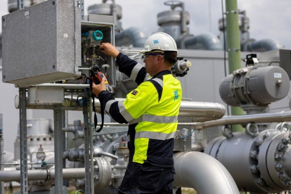 Một hệ thống đường ống dẫn gas tại Đức.