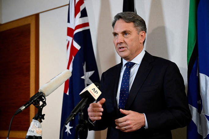 Bộ trưởng Quốc phòng Úc Richard Marles. Ảnh: Reuters