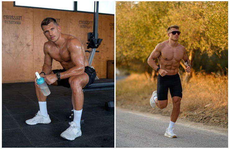Anh Alex Kukla là HLV thể hình có tiếng đến từ nước Đức. Body của anh chuẩn 6 múi, cơ thể rắn rỏi.
