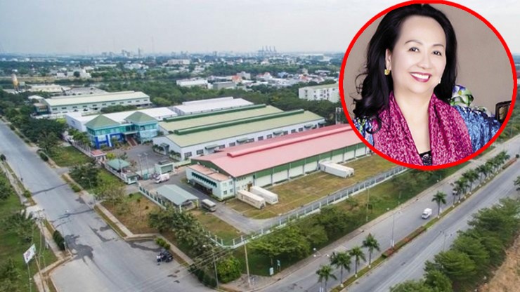 Bà Trương Mỹ Lan (ảnh nhỏ) và một dự án của nhóm Vạn Thịnh Phát