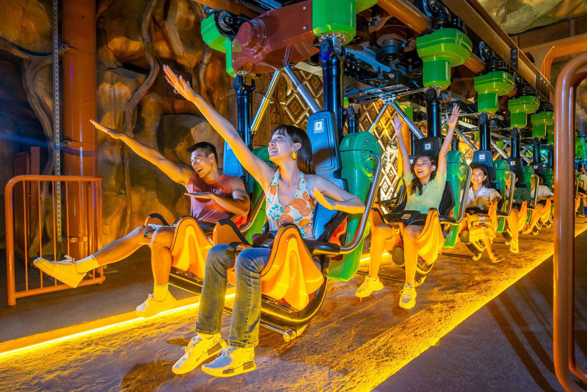 Những trò chơi đầy phấn khích tại VinWonders Phú Quốc