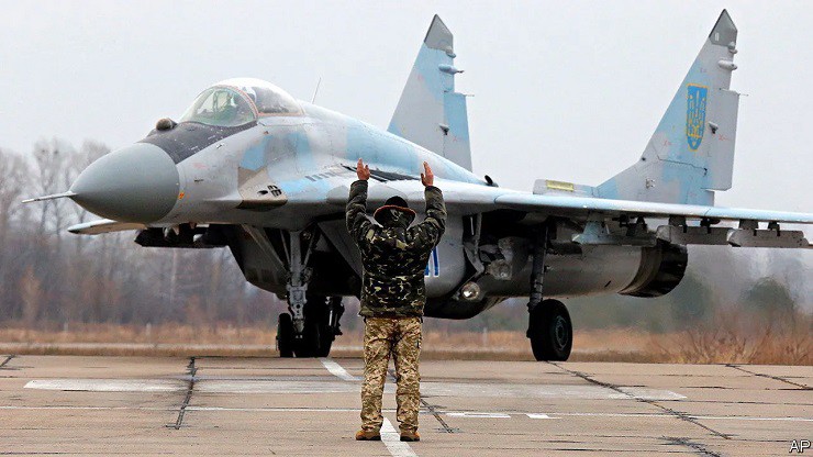 Chiến đấu cơ của không quân Ukraine.