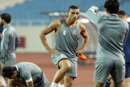 Bóng đá - "Gareth Bale châu Á" nổi cáu khi ĐT Iraq tập chờ đấu ĐT Việt Nam