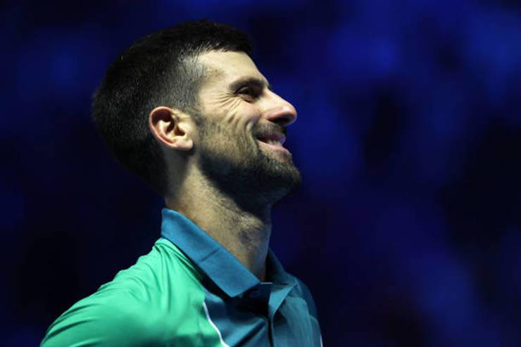 Novak Djokovic mang lại một hình ảnh rất khác vòng bảng
