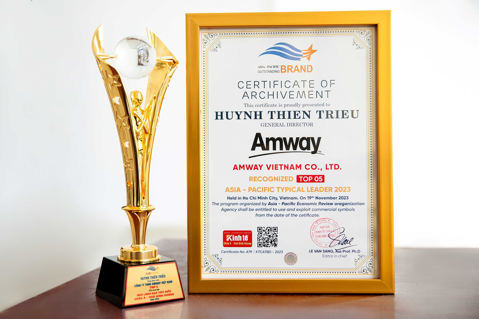 Amway Việt Nam lập cú đúp giải thưởng tại lễ công bố thương hiệu tiêu biểu Châu Á - Thái Bình Dương 2023 - 1