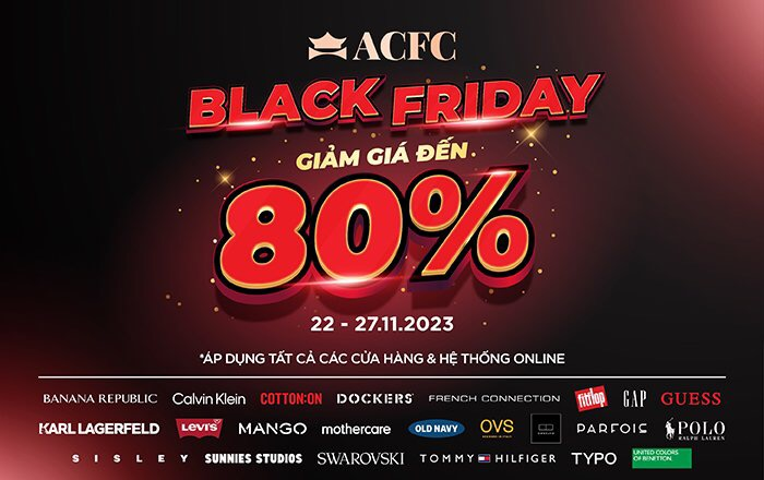 Bão giá tại ACFC Black Friday với ưu đãi lên đến 80% giá chỉ từ 199k - 1