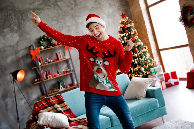 Áo len Giáng sinh. 