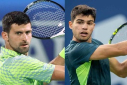 Thể thao - Djokovic thắng 6-3, 6-2 trước Alcaraz ở ATP Finals bị chê "phản tennis"