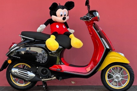 Vespa Primavera phiên bản chuột Mickey về Việt Nam, giá chỉ 86,8 triệu...