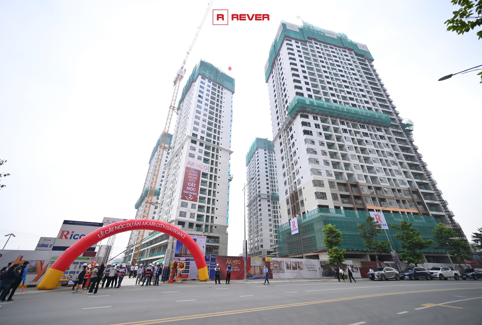 Tiến độ hoàn thiện thực tế của Akari City GĐ2 sáng ngày 21.11.2023