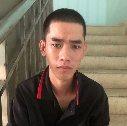 Nguyễn Quốc Dương lúc bị bắt. Ảnh: Công an