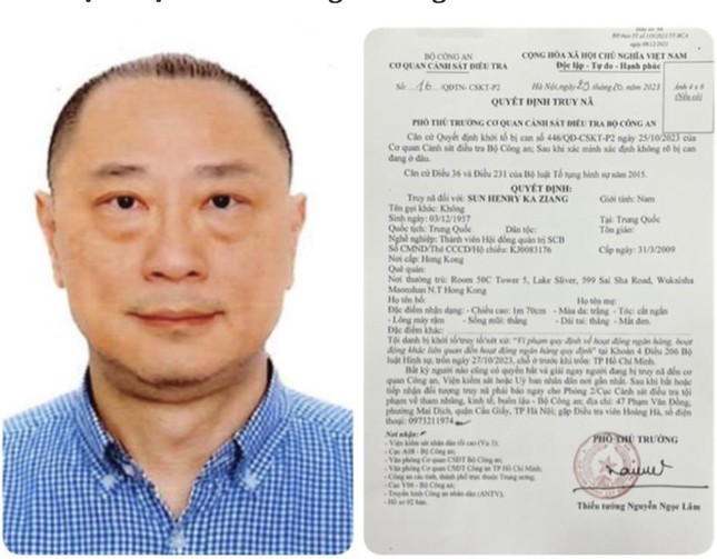 Bị can Sun Henry Ka Ziang.