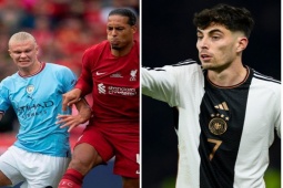 Bóng đá - Man City - Haaland dè chừng "bức tường thép" Liverpool, bi kịch Havertz đá hậu vệ (Clip 1 phút Bóng đá 24H)