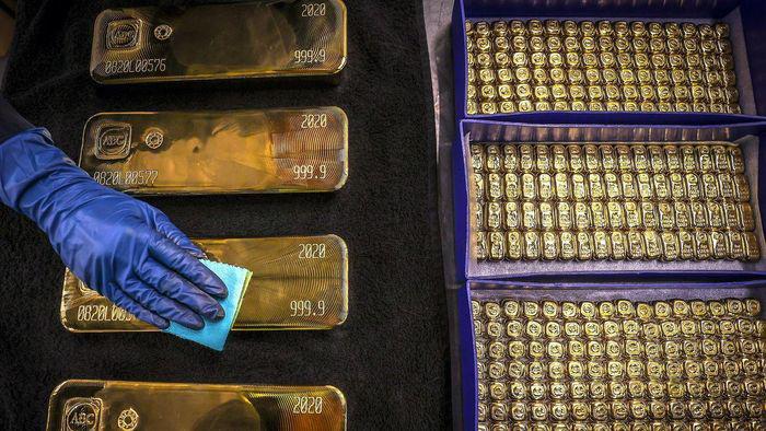 Vàng thế giới tăng