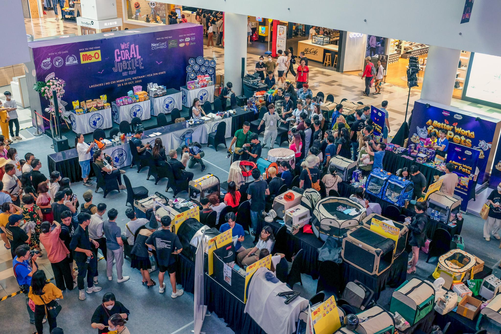 Sự kiện thi đấu mèo quốc tế thu hút đông đảo số lượng thí sinh & khách thăm quan