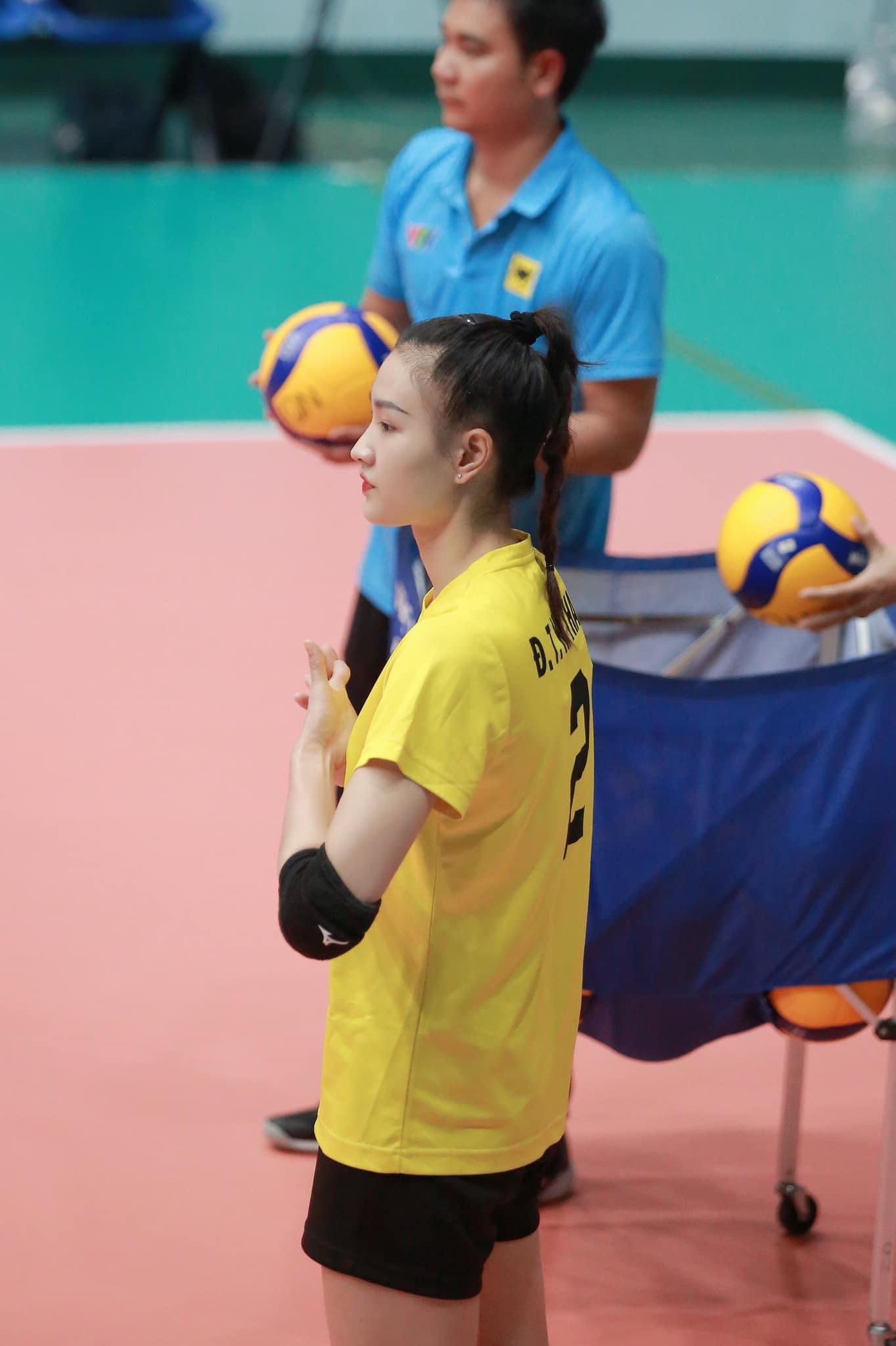 Kim Thanh thu hút sự chú ý tại giải Vô địch Quốc gia 2023.