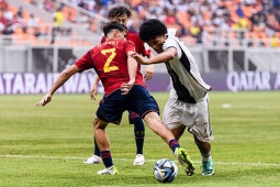Bóng đá - Video bóng đá U17 Tây Ban Nha - U17 Đức: Bước ngoặt phạt đền, thẻ đỏ cuối trận (U17 World Cup)