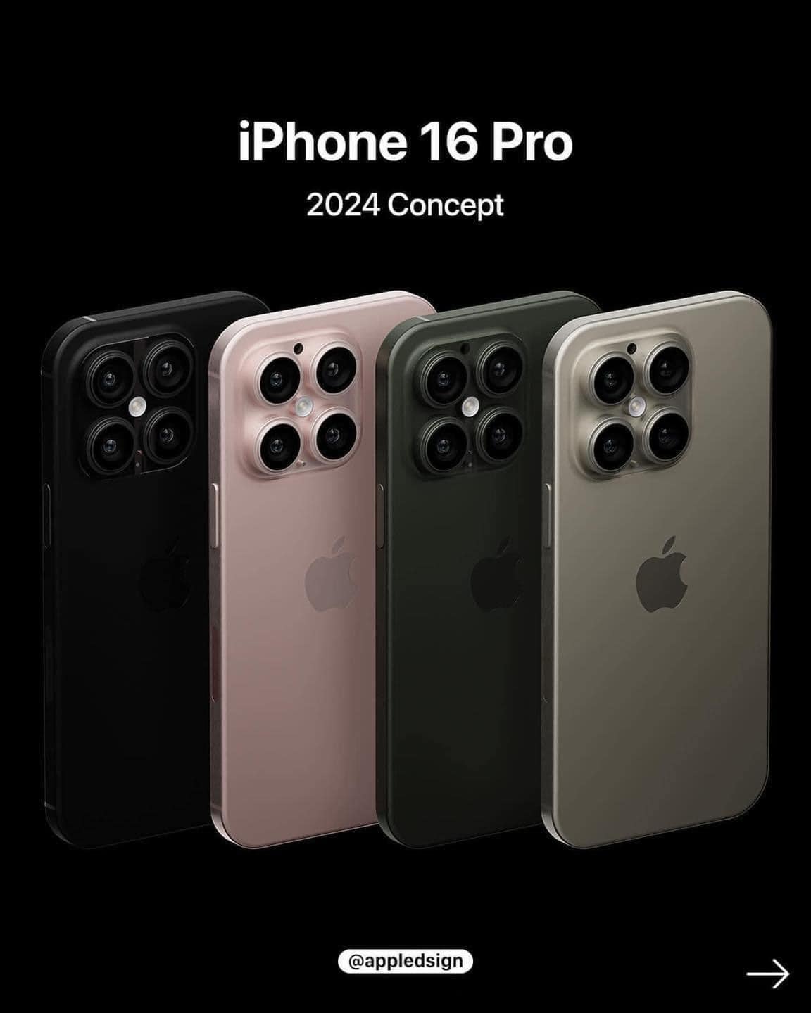 Ảnh concept&nbsp;iPhone 16 Pro.