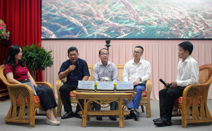 Tọa đàm “3 nhà” để cùng nhau tìm giải pháp tối ưu chi phí sản xuất và nâng cao giá trị hạt gạo Việt.