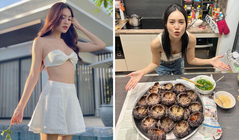 Để có được body điểm 10, Lan Ngọc đã quyết tâm xây dựng cho mình một chế độ ăn uống, tập luyện khoa học.