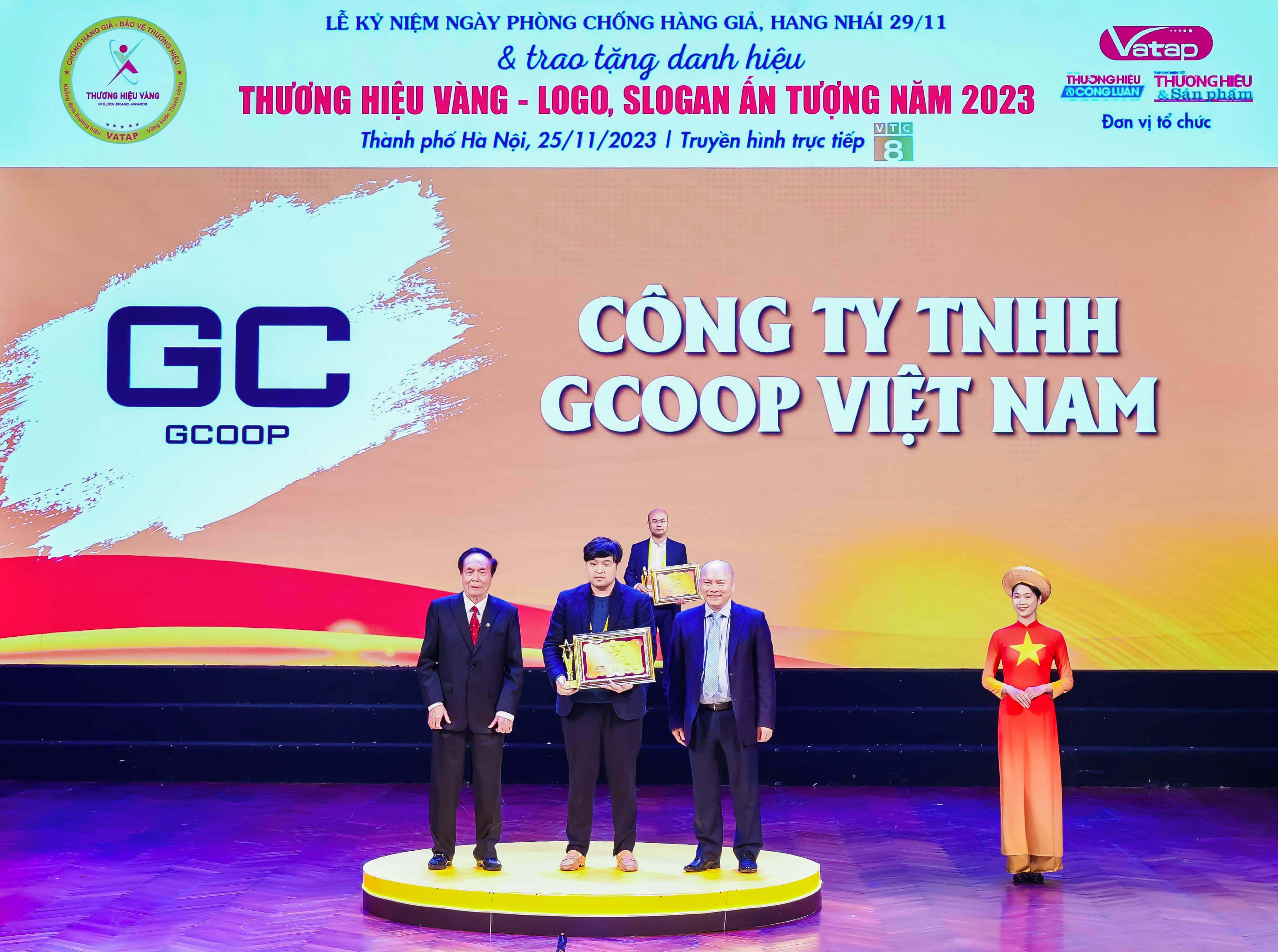 Gcoop Việt Nam được vinh danh “Top 10 Thương hiệu Vàng năm 2023”&nbsp;