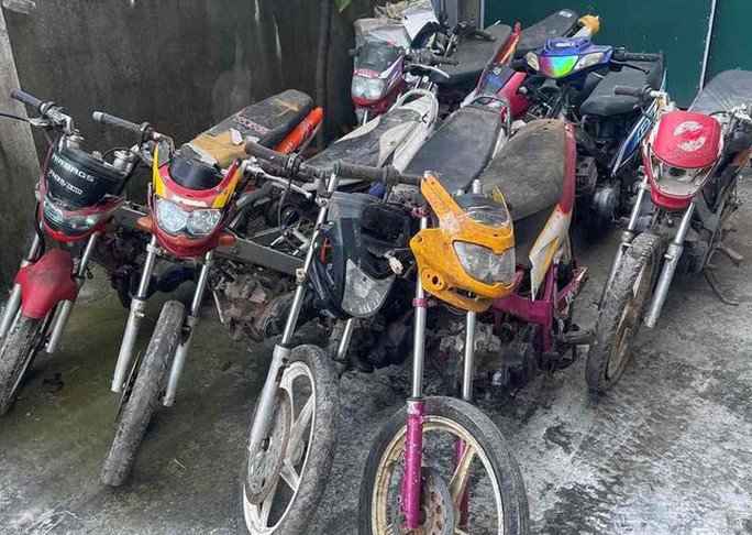 Số xe máy này được Công an thị xã Hồng Lĩnh đưa ra đấu giá nhưng người trúng đấu giá đã bỏ cọc