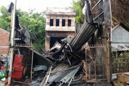 Tin tức trong ngày - 2 cha con tử vong trong căn nhà bị cháy ở Vĩnh Long