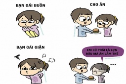 Cười 24H - Con gái đúng khó chiều, ăn ngon thì sợ mập, không cho ăn thì dỗi