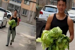 Bạn trẻ - Cuộc sống - Đi mua cải thảo, cô gái "nhặt" được bạn trai cực phẩm