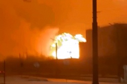 Thế giới - Nổ lớn tại nhà máy sản xuất động cơ xe tăng Nga