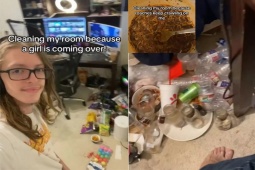 Bạn trẻ - Cuộc sống - Anh chàng khoe phòng ngủ khiến dân mạng rùng mình