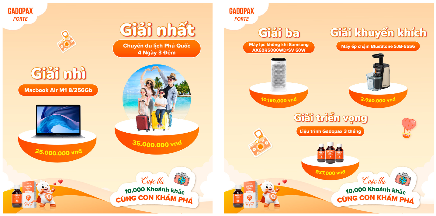 “10.000 khoảnh khắc cùng con khám phá”: Cuộc thi với thông điệp đầy ý nghĩa của Gadopax Forte - 4