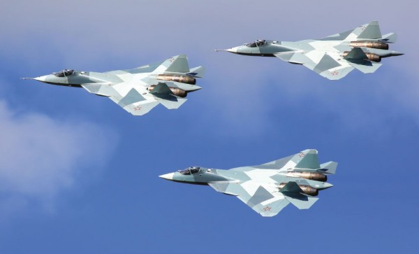 Tiêm kích tàng hình Su-57 của Nga. Ảnh: GettyImages