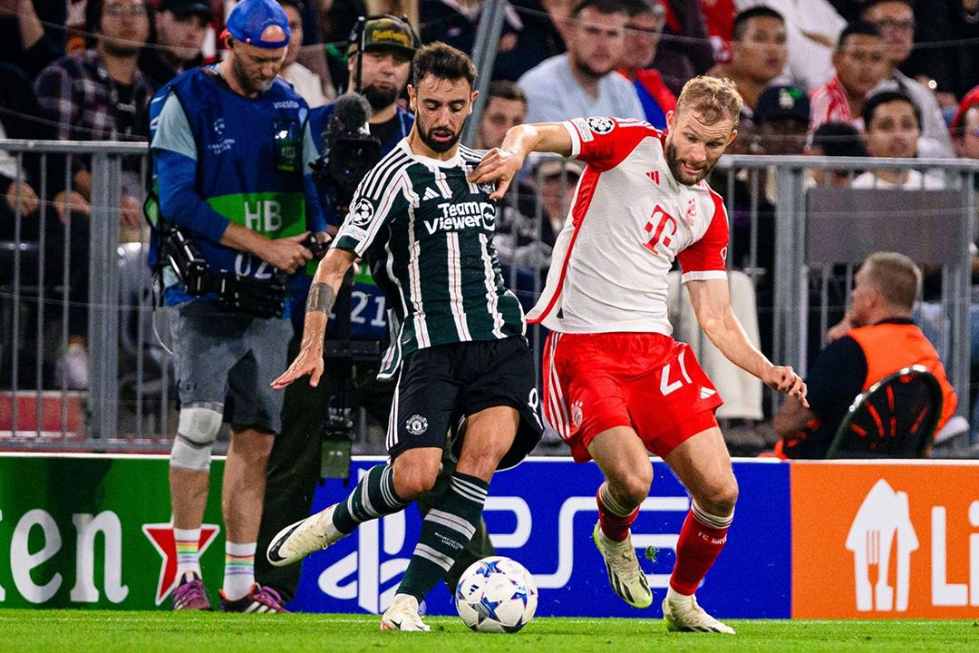 Manchester United phải đối mặt với Bayern Man Utdnich ở lượt trận cuối cùng. (Ảnh: Eurasia Sport Images/Getty)