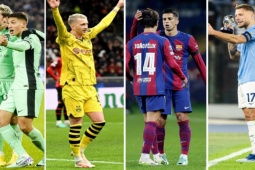 Bóng đá - Thêm 4 anh hào đi tiếp ở Cúp C1: Barcelona phá dớp, bảng "tử thần" còn 1 suất