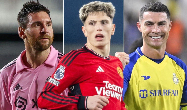 Không có chuyện Garnacho bị Messi "thái độ" vì thần tượng... Ronaldo