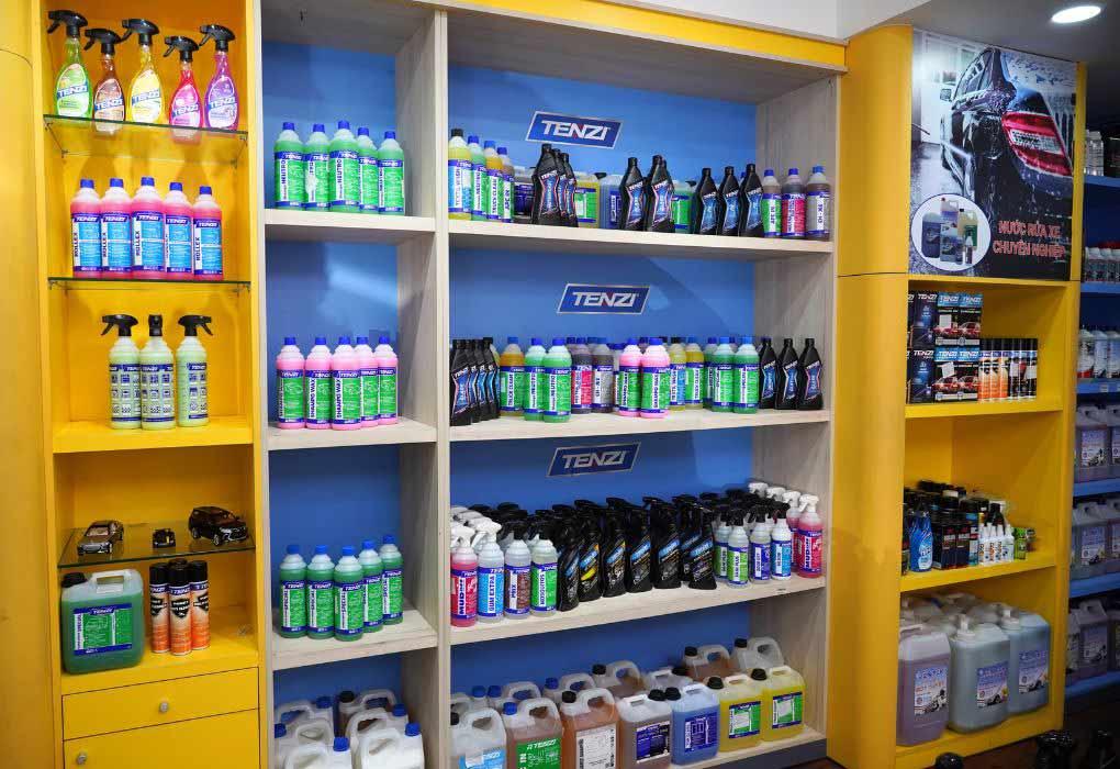 Các sản phẩm dung dịch chăm sóc xe Tenzi được nhập khẩu độc quyền tại Tahico