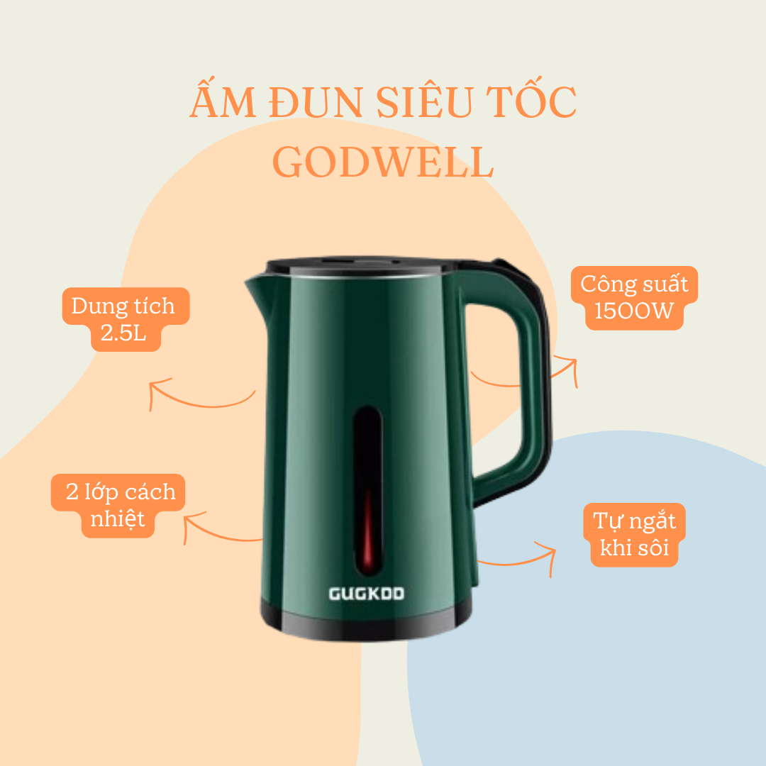 Vật dụng này cũng rất hữu ích khi cần pha trà hay cà phê mời khách hoặc tráng các loại ly tách, chén dĩa bởi thời gian làm sôi nước chỉ mất vài phút.