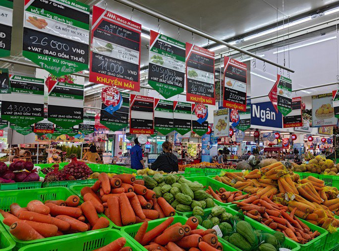 Nông sản Trung Quốc được bán tại siêu thị