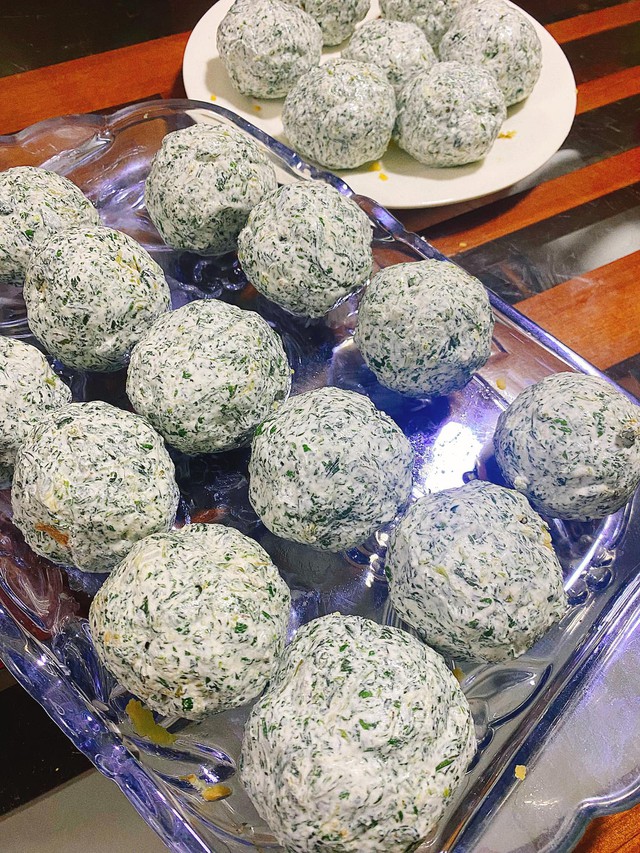 Bánh khúc được chế biến tại nhà