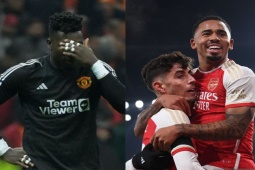 Bóng đá - Các anh hào đi tiếp ở Cúp C1: Arsenal ngạo nghễ, MU như "ngọn nến trước gió"