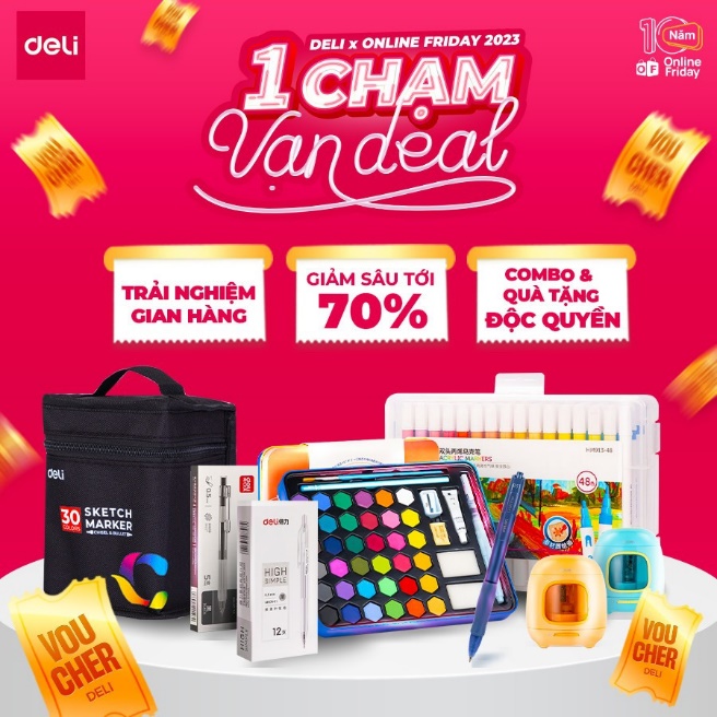 Văn Phòng Phẩm Deli Thương hiệu dẫn đầu trên sàn thương mại điện tử - 3