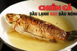 Ẩm thực - Cho cá vào chảo chiên với dầu lạnh hay nóng để không bị dính chảo?