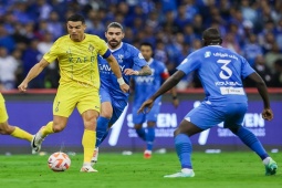 Bóng đá - Video bóng đá Al Hilal - Al Nassr: VAR tước siêu phẩm Ronaldo, kịch tính 3 bàn &amp; thẻ đỏ (Saudi Pro League)