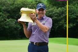 Golfer người Brazil thi đấu bùng nổ vô địch giải golf huyền thoại ở Việt Nam