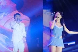 Nhạc - "Tình cũ" Trịnh Thăng Bình diện váy ngắn trình diễn giữa trời đông Hà Nội